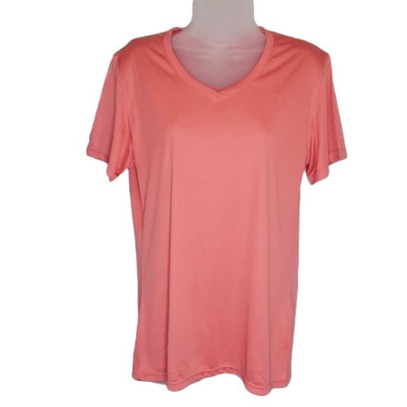 Tesla Women's UPF 50+Vneck Swimshirt Loose-Fit Short Sleeve Rashguard SZ XL - Picture 1 of 7